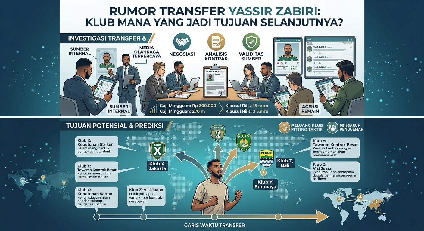 Rumor Transfer Yassir Zabiri: Klub Mana yang Jadi Tujuan Selanjutnya?
