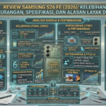Review Samsung S26 FE: Kelebihan, Kekurangan, Spesifikasi, dan Alasan Layak Dibeli Tahun 2026