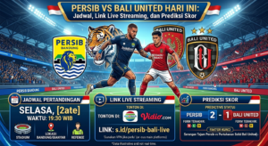 Persib vs Bali United Hari Ini: Jadwal, Link Live Streaming, dan Prediksi Skor