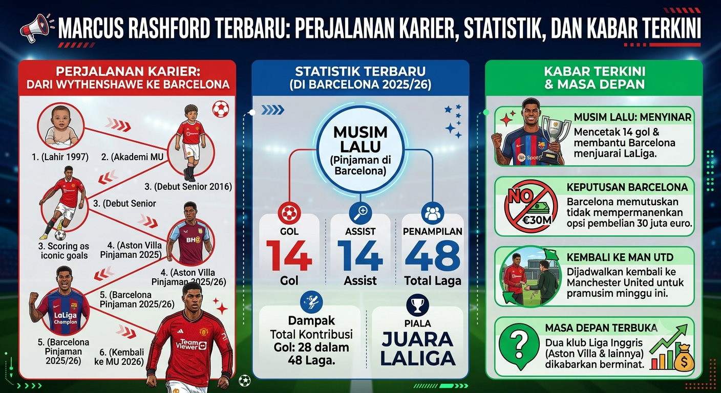 Marcus Rashford Terbaru: Perjalanan Karier, Statistik, dan Kabar Terkini