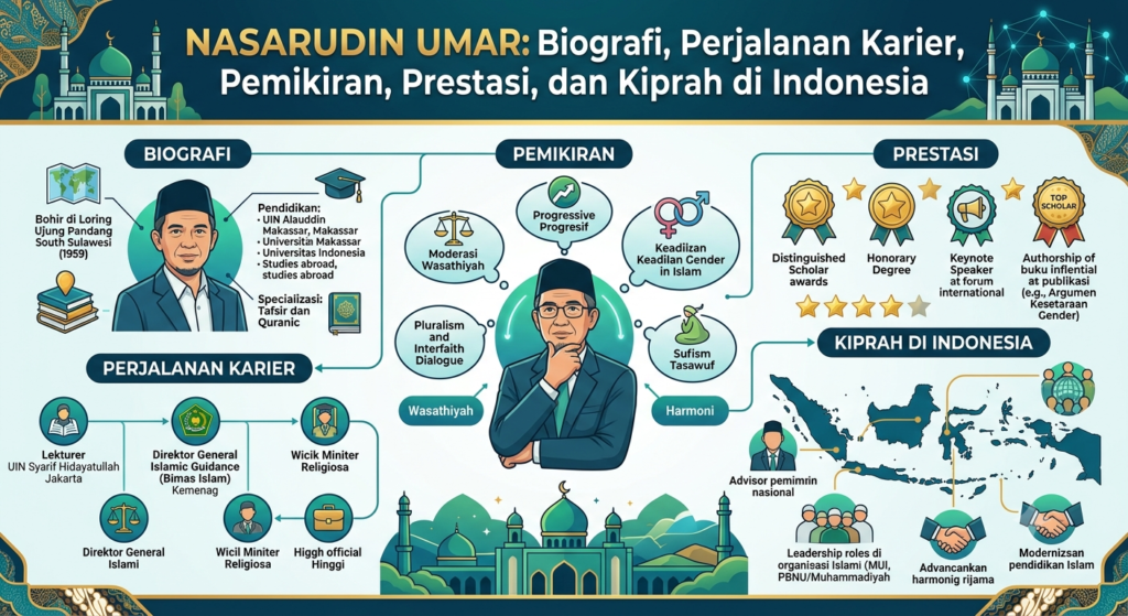 Nasaruddin Umar: Biografi, Perjalanan Karier, Pemikiran, Prestasi, dan Kiprah di Indonesia