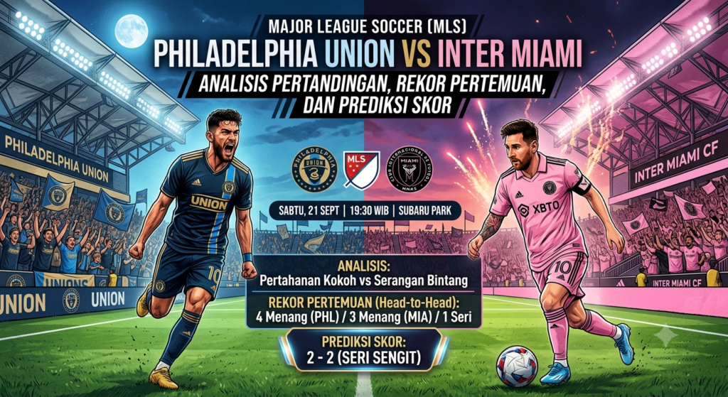 Philadelphia Union vs Inter Miami: Analisis Pertandingan, Rekor Pertemuan, dan Prediksi Skor