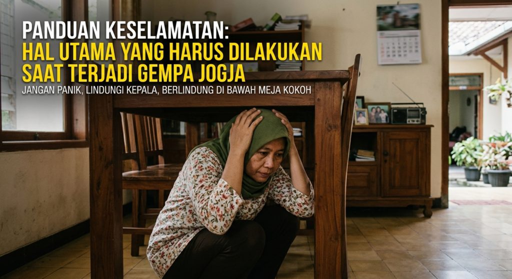 Panduan Keselamatan: Hal Utama yang Harus Dilakukan Saat Terjadi Gempa Jogja