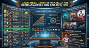 Klasemen Moto3 Terbaru: Daftar Pembalap, Poin, dan Persaingan Menuju Juara Dunia