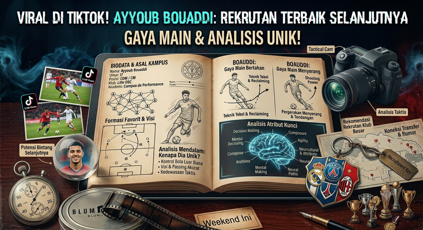 Viral di TikTok! Gaya Main Ayyoub Bouaddi yang Disebut-Sebut Rekrutan Terbaik Selanjutnya