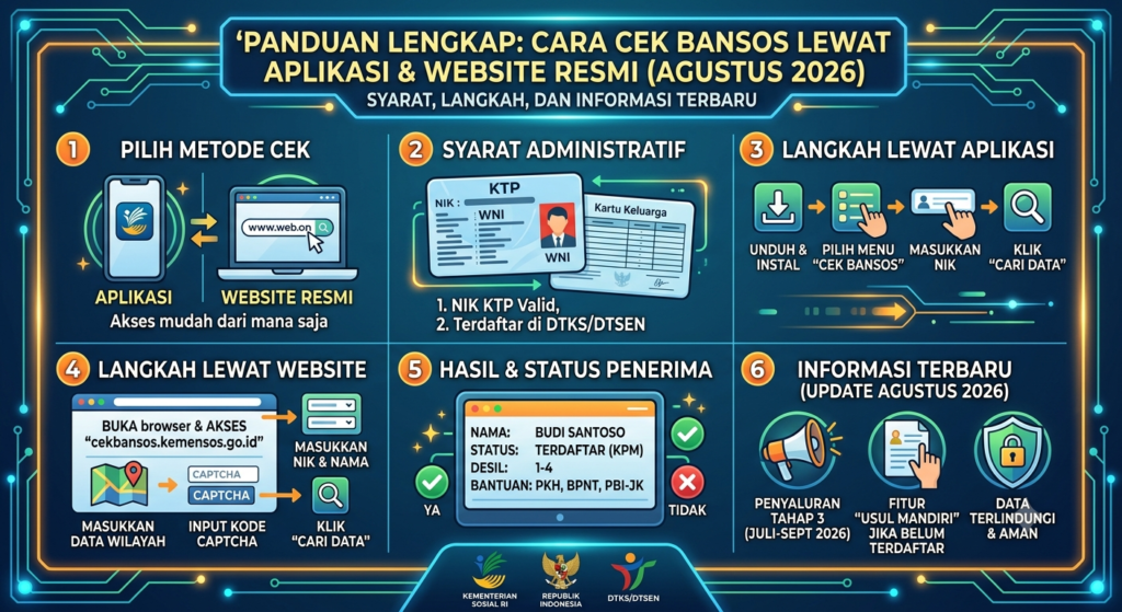 Cara Cek Bansos Lewat Aplikasi dan Website Resmi: Syarat, Langkah, dan Informasi Terbaru