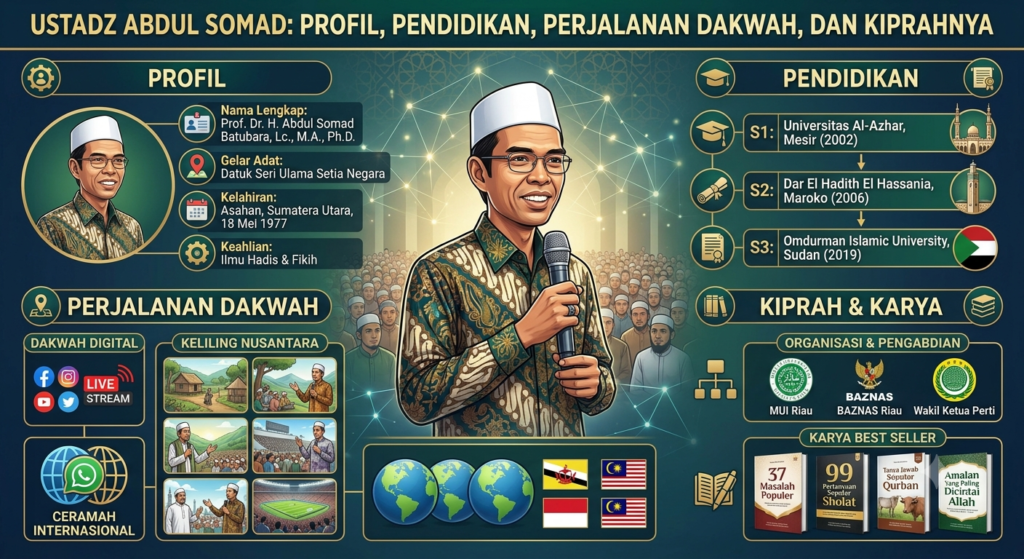 Ustadz Abdul Somad: Profil, Pendidikan, Perjalanan Dakwah, dan Kiprahnya
