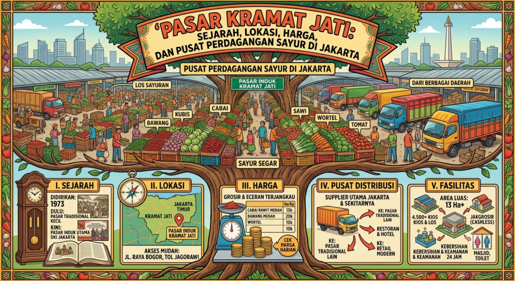 Pasar Kramat Jati: Sejarah, Lokasi, Harga, dan Pusat Perdagangan Sayur di Jakarta