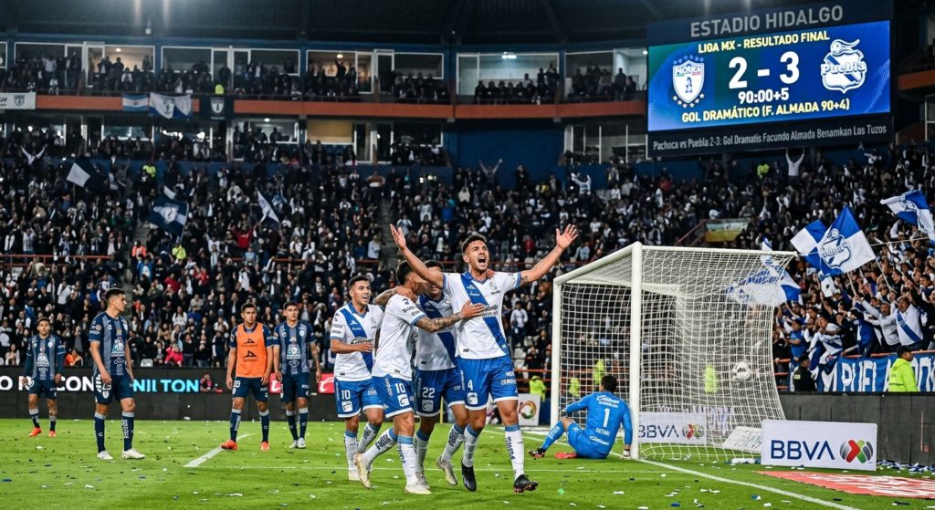 Pachuca vs Puebla 2-3: Gol Dramatis Facundo Almada Benamkan Los Tuzos
