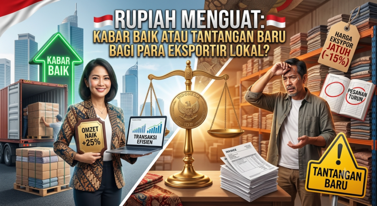Rupiah Menguat: Kabar Baik atau Tantangan Baru Bagi Para Eksportir Lokal?