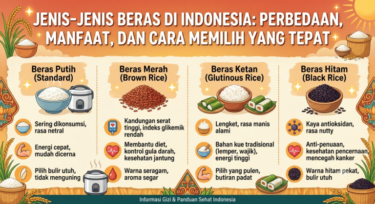 Jenis-Jenis Beras di Indonesia: Perbedaan, Manfaat, dan Cara Memilih yang Tepat