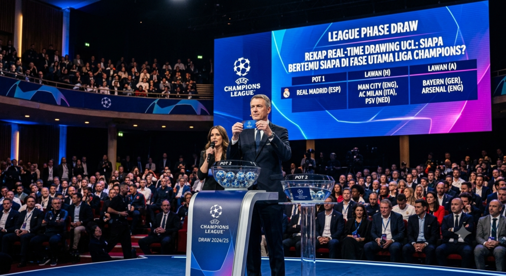 Rekap Real-Time Drawing UCL: Siapa Bertemu Siapa di Fase Utama Liga Champions?