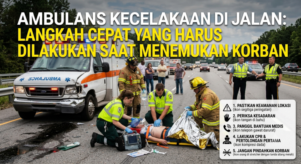 Ambulans Kecelakaan di Jalan: Langkah Cepat yang Harus Dilakukan Saat Menemukan Korban