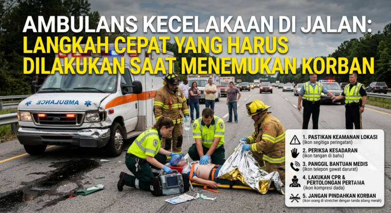 Ambulans Kecelakaan di Jalan: Langkah Cepat yang Harus Dilakukan Saat Menemukan Korban