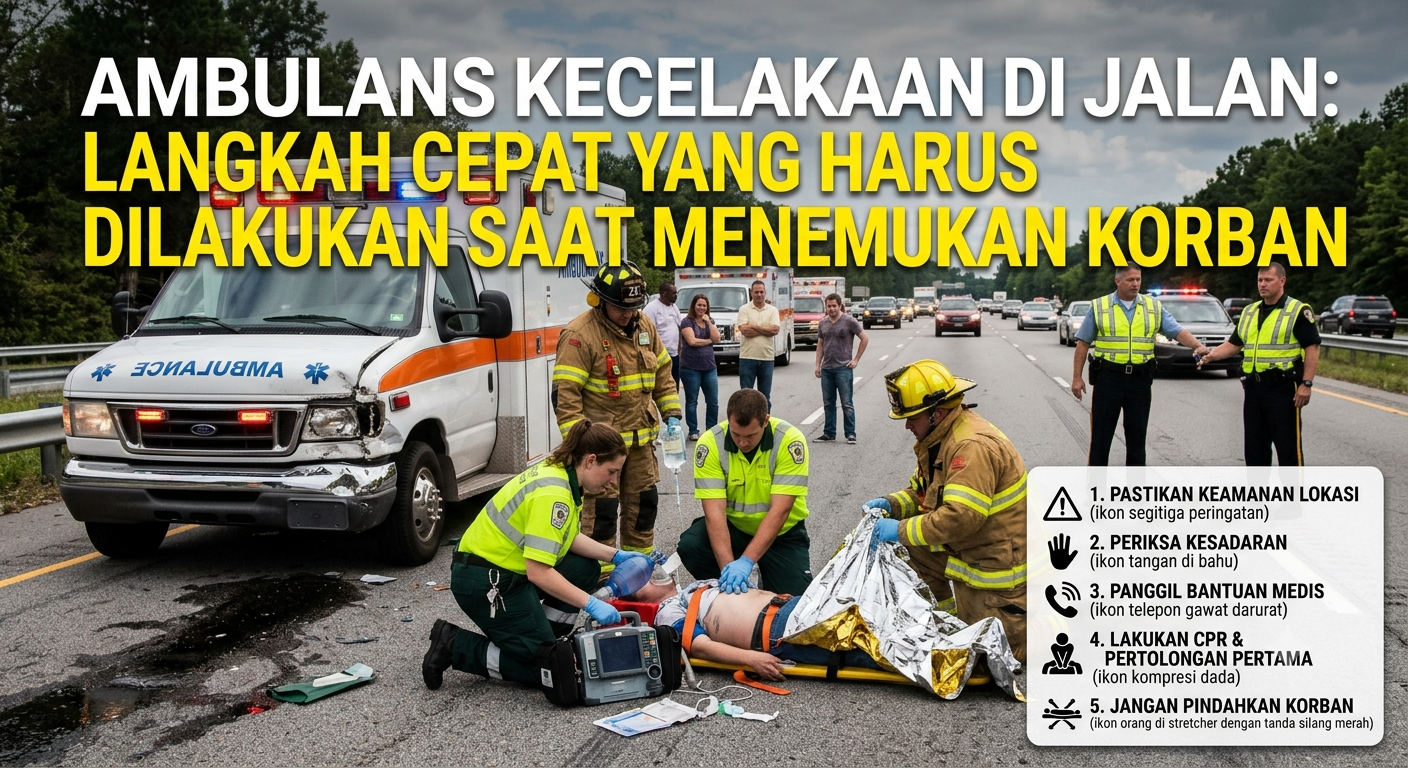 Ambulans Kecelakaan di Jalan: Langkah Cepat yang Harus Dilakukan Saat Menemukan Korban