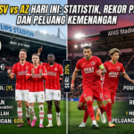 Prediksi PSV vs AZ Hari Ini: Statistik, Rekor Pertemuan, dan Peluang Kemenangan