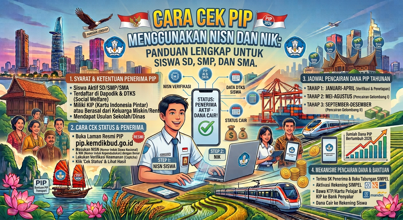 Cara Cek PIP Menggunakan NISN dan NIK: Panduan Lengkap untuk Siswa SD, SMP, dan SMA