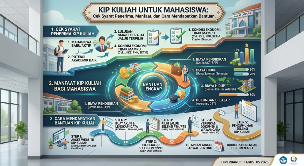 KIP Kuliah untuk Mahasiswa: Cek Syarat Penerima, Manfaat, dan Cara Mendapatkan Bantuan