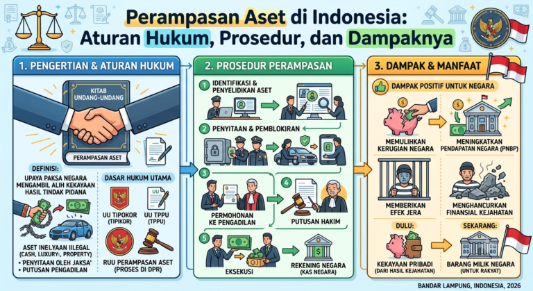 Perampasan Aset di Indonesia: Aturan Hukum, Prosedur, dan Dampaknya