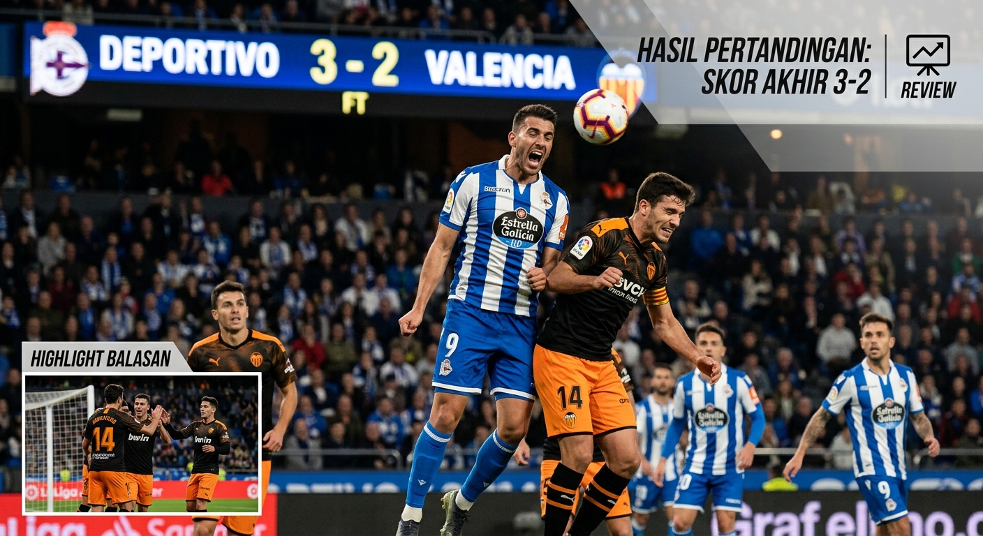 Hasil Deportivo vs Valencia: Skor Akhir, Highlight Balasan, dan Review Pertandingan