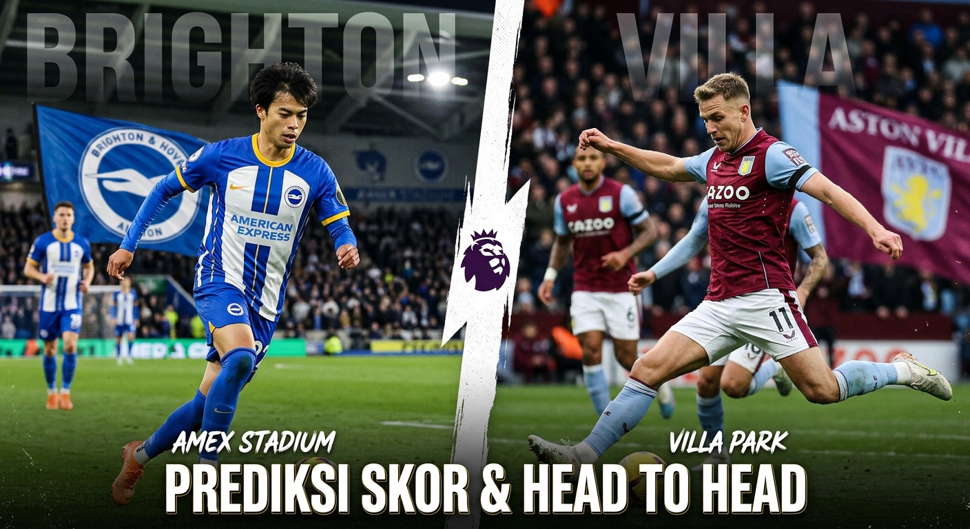 Adu Taktik Brighton vs Aston Villa: Duel Sengit Berebut Poin di Premier League