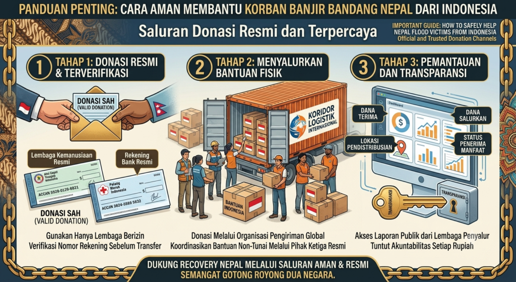 Cara Aman Membantu Korban Banjir Bandang Nepal dari Indonesia: Saluran Donasi Resmi dan Terpercaya