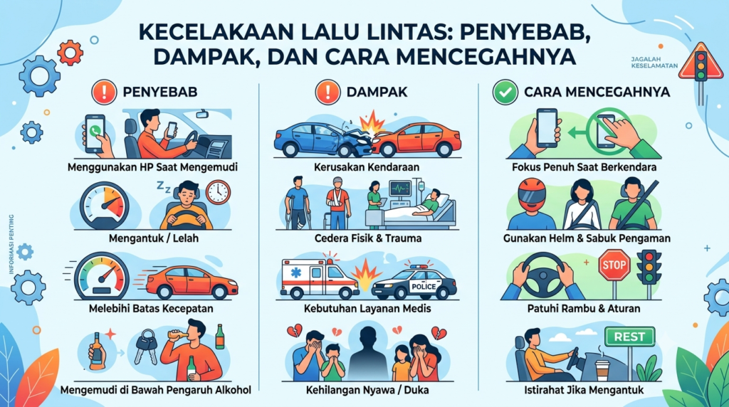 Kecelakaan Lalu Lintas: Penyebab, Dampak, dan Cara Mencegahnya