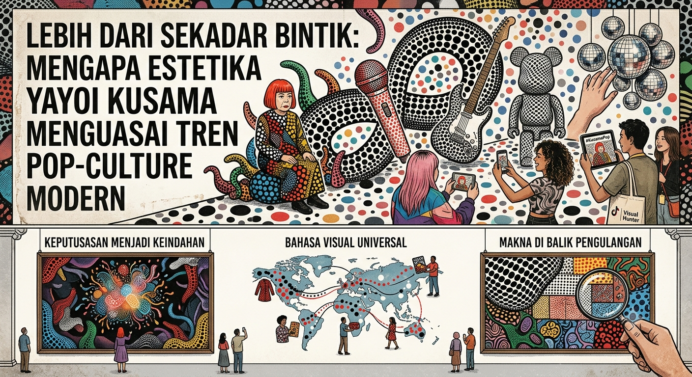 Lebih dari Sekadar Bintik: Mengapa Estetika Yayoi Kusama Menguasai Tren Pop-Culture Modern
