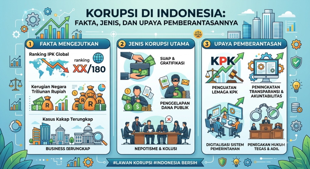 Tentang Korupsi di Indonesia: Fakta, Jenis, dan Upaya Pemberantasannya