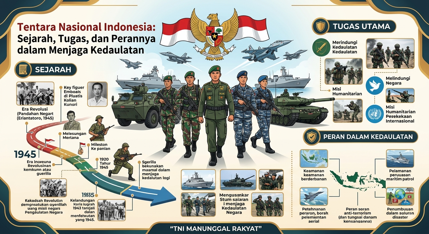 Tentara Nasional Indonesia: Sejarah, Tugas, dan Perannya dalam Menjaga Kedaulatan Negara