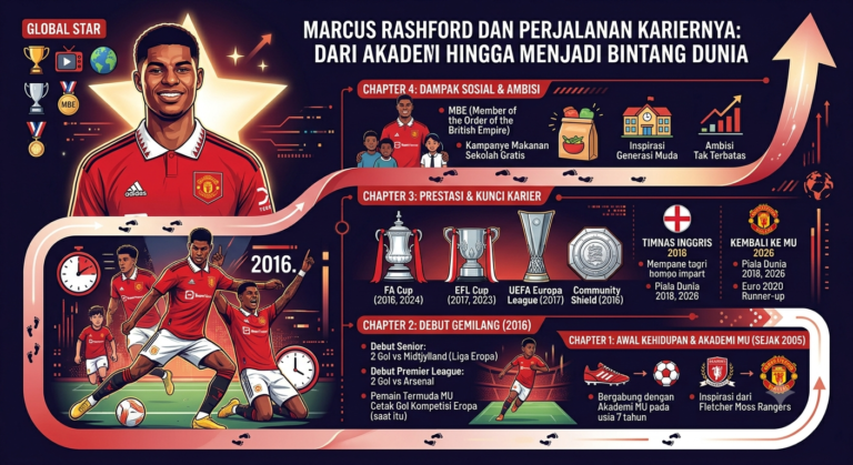 Marcus Rashford dan Perjalanan Kariernya: Dari Akademi hingga Menjadi Bintang Dunia