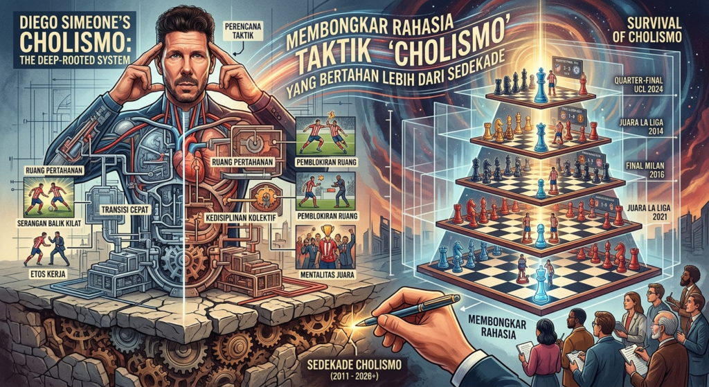 Membongkar Rahasia Taktik 'Cholismo' Diego Simeone yang Bertahan Lebih dari Sedekade