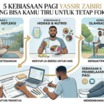 5 Kebiasaan Pagi Yassir Zabiri yang Bisa Kamu Tiru untuk Tetap Fokus