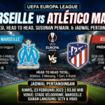 Marseille vs Atlético Madrid: Prediksi, Head to Head, Susunan Pemain, dan Jadwal Pertandingan
