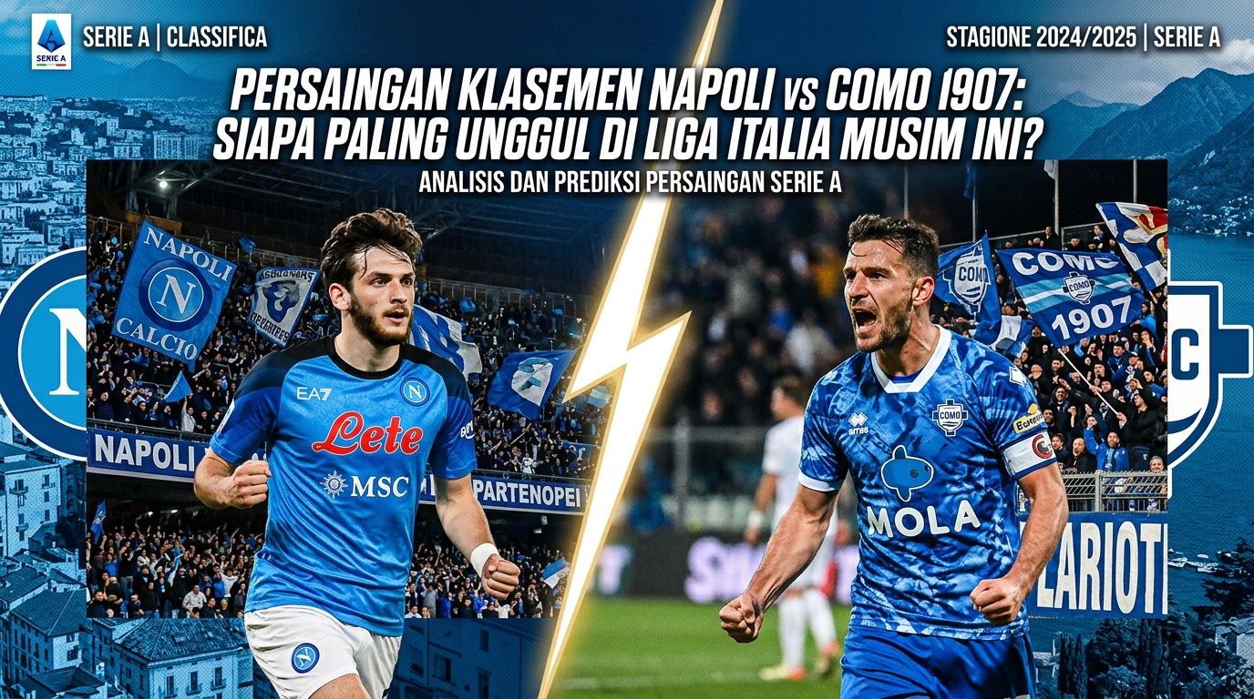 Persaingan Klasemen Napoli vs Como 1907: Siapa Paling Unggul di Liga Italia Musim Ini?