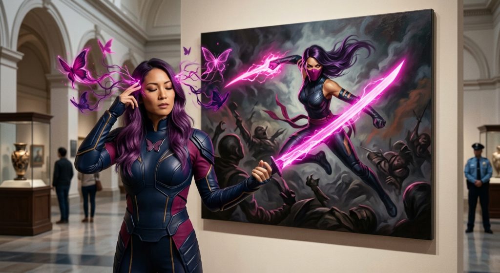 Evolusi Kekuatan Psylocke: Dari Telepati Murni hingga Pengguna Pedang Psikis