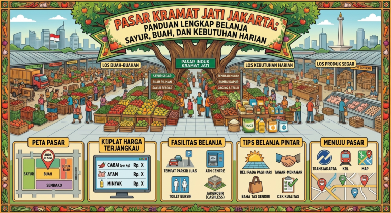 Pasar Kramat Jati Jakarta: Panduan Lengkap Belanja Sayur, Buah, dan Kebutuhan Harian