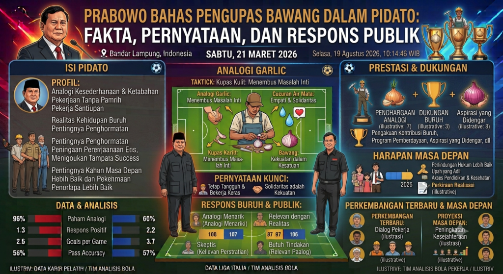 Prabowo Bahas Pengupas Bawang dalam Pidato: Fakta, Pernyataan, dan Respons Publik