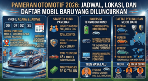 Pameran Otomotif 2026: Jadwal, Lokasi, dan Daftar Mobil Baru yang Diluncurkan