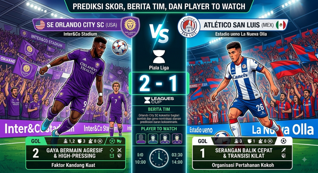 Orlando City vs Atlético San Luis: Prediksi Skor, Berita Tim, dan Player to Watch