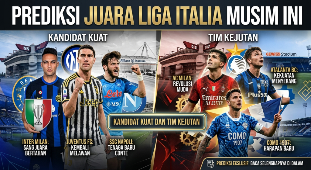 Prediksi Juara Liga Italia Musim Ini: Kandidat Kuat dan Tim Kejutan