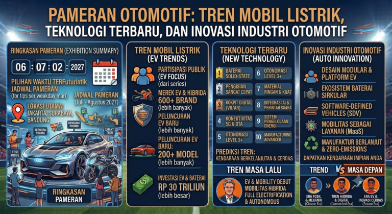 Pameran Otomotif: Tren Mobil Listrik, Teknologi Terbaru, dan Inovasi Industri Otomotif