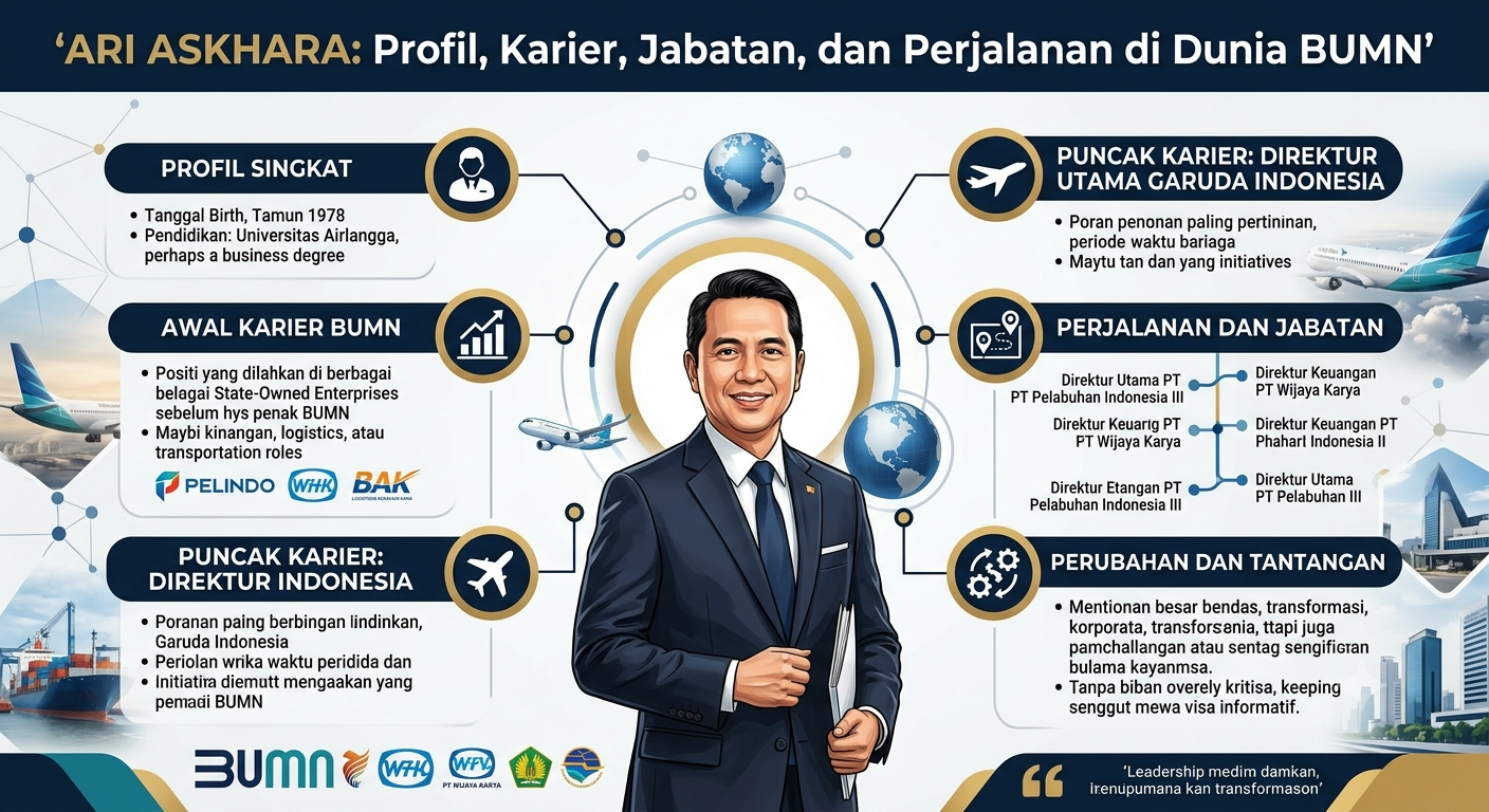 Ari Askhara: Profil, Karier, Jabatan, dan Perjalanan di Dunia BUMN