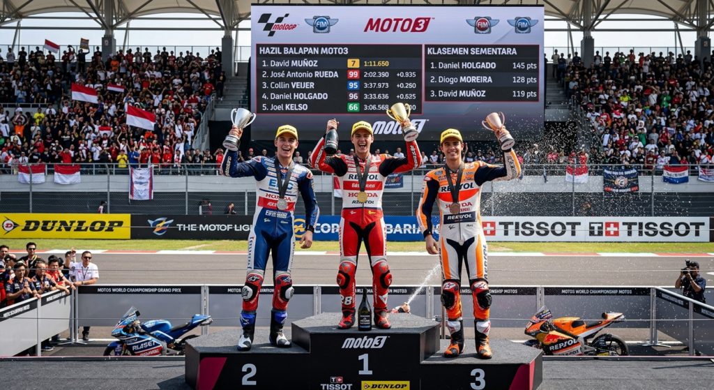 Hasil Balapan Moto3 Hari Ini: Update Posisi Podium dan Klasemen Sementara
