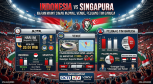 Indonesia vs Singapura Kapan Main? Simak Jadwal, Venue, dan Peluang Tim Garuda