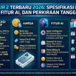iPhone Air 2 Terbaru 2026: Spesifikasi Lengkap, Harga, Fitur AI, dan Perkiraan Tanggal Rilis