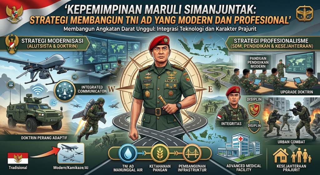 Kepemimpinan Maruli Simanjuntak: Strategi Membangun TNI AD yang Modern dan Profesional