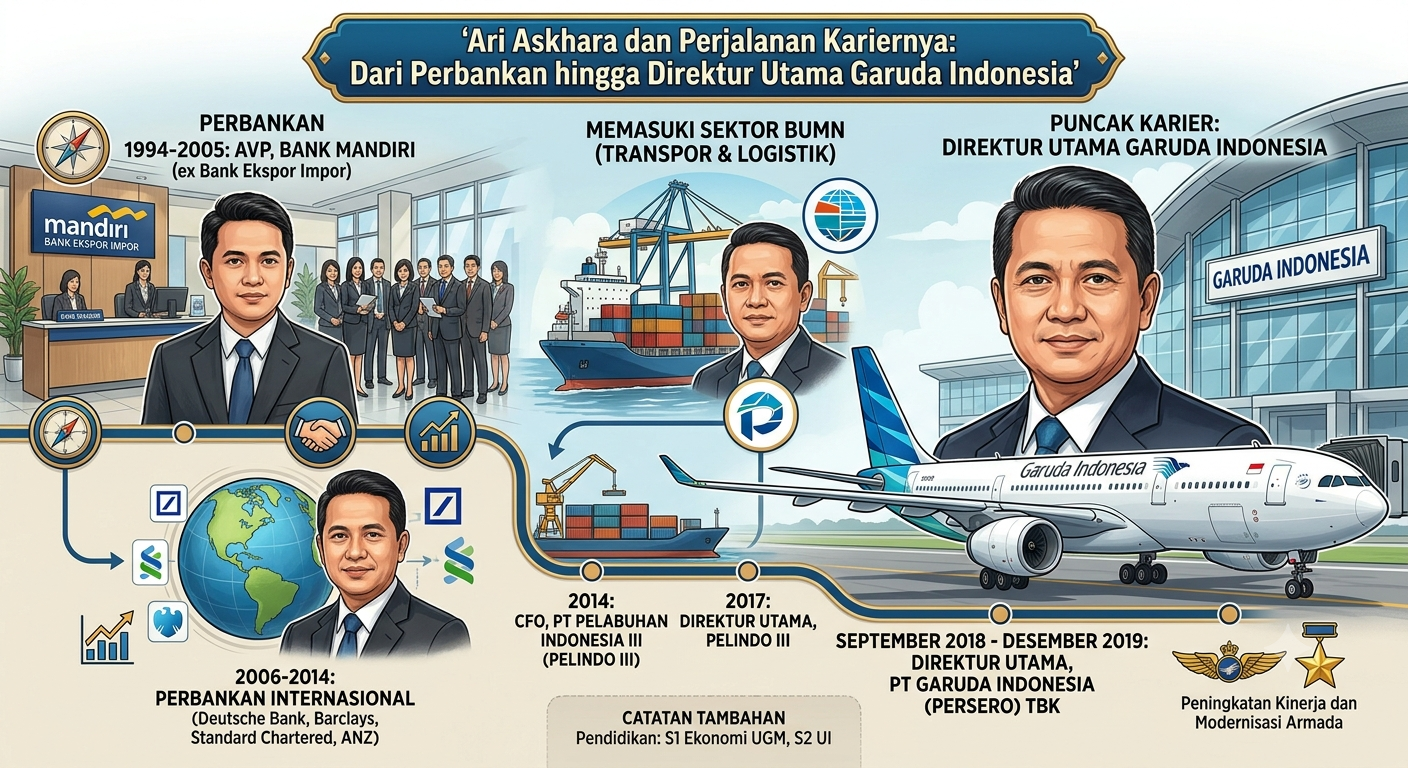 Ari Askhara dan Perjalanan Kariernya: Dari Perbankan hingga Direktur Utama Garuda Indonesia