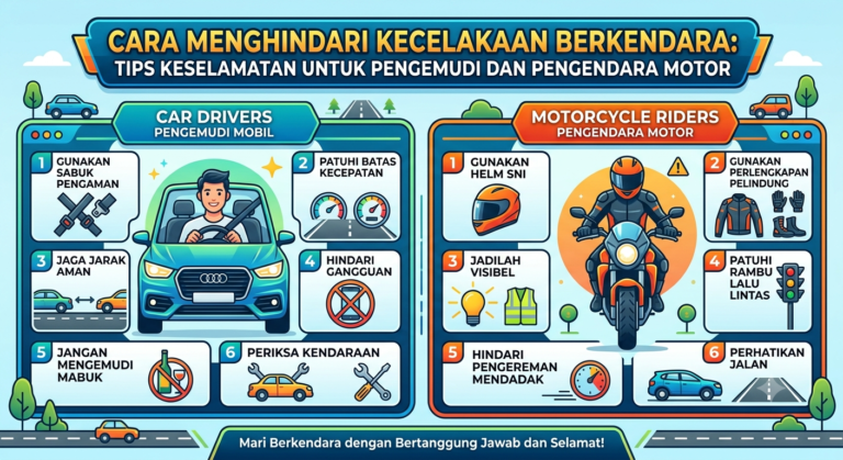 Cara Menghindari Kecelakaan Berkendara: Tips Keselamatan untuk Pengemudi dan Pengendara Motor