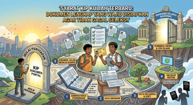 Syarat KIP Kuliah Terbaru: Dokumen Lengkap yang Wajib Disiapkan Agar Tidak Gagal Seleksi